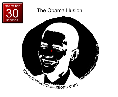 barack obama illusion animated