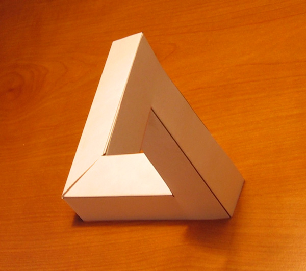 Make Your Own: Penrose Impossible Triangle 