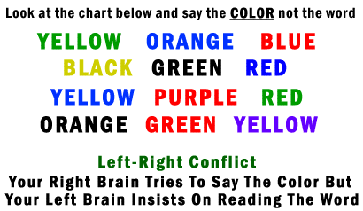 say the colors brain teaser