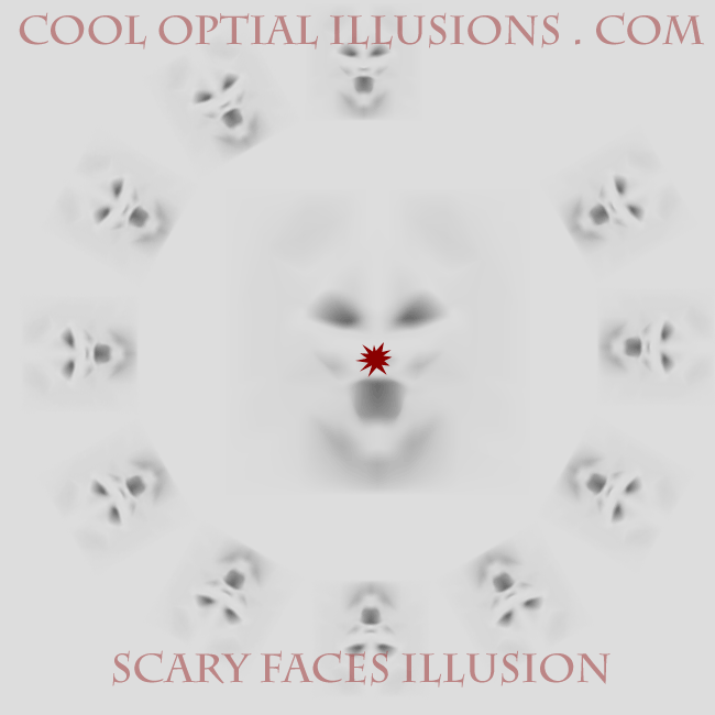 scary optical illusions eye tricks