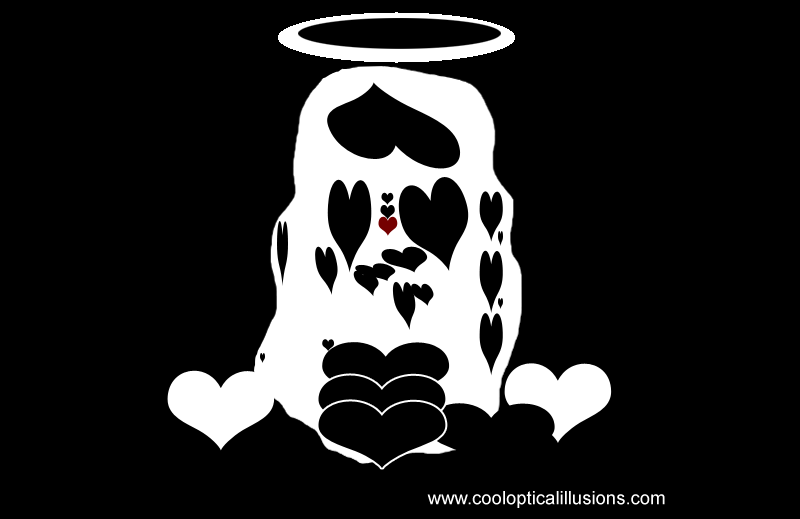 Cool Optical Illusions The Jesus Optical Illusion 