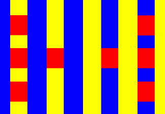 Red Yellow and Blue- Optical Illusion Puzzle