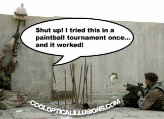 Funny Paintball Tactic