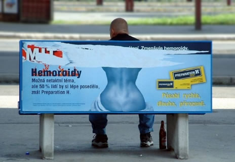 Funny Man on a Bench