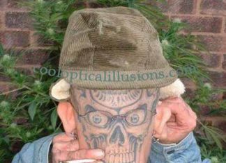 Skeleton or skull tattoo